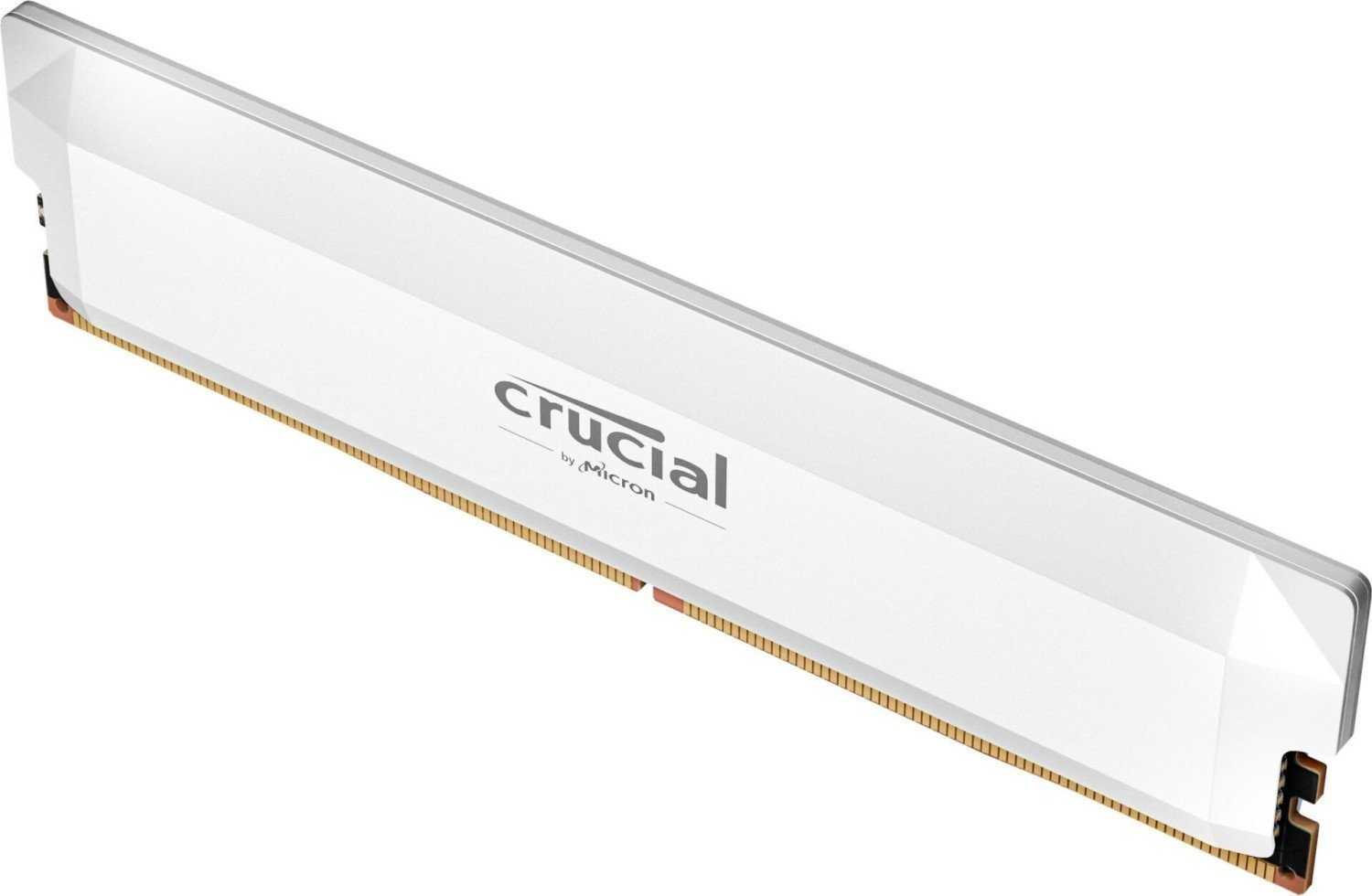 CRUCIAL Pro OC White 16GB DDR5 6400MHz UDIMM CP16G64C38U5W