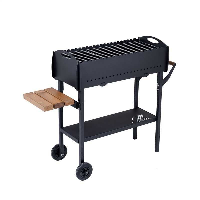 DM_GRILL GRILL WITH SHELF AND WHEELS GR-017 3MM