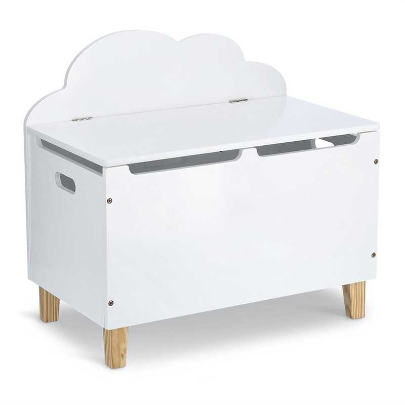 Zeller CHILD'S STORAGE BIN, CLOUD DESIGN, 60X34.5X56CM, WHITE