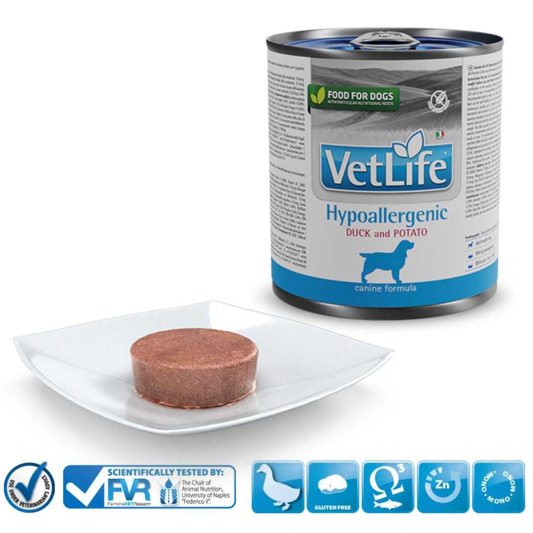 Farmina Vet Life Diet DOG Hypoallergenic Duck AND Potato - wet dog food