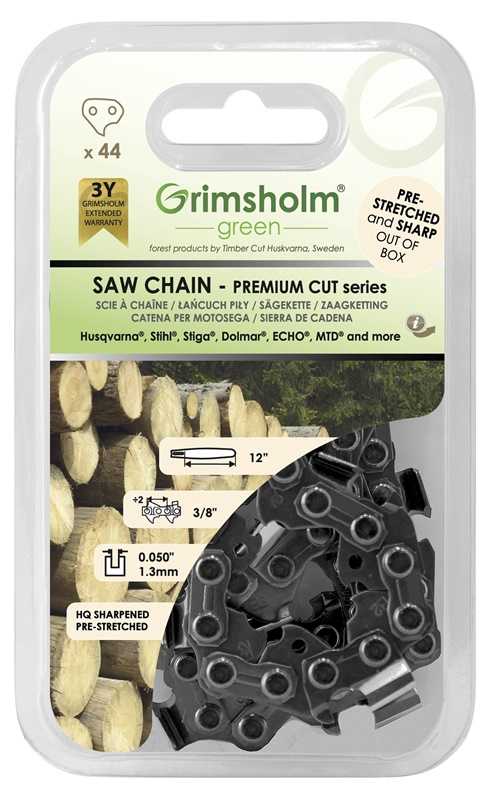 GRIMSHOLM SAW CHAIN PREMIUM 44 DL 3/8 .050/1.3MM