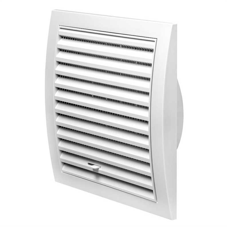 Europlast ADJUSTABLE GRILLE 190X190/D125, WHITE