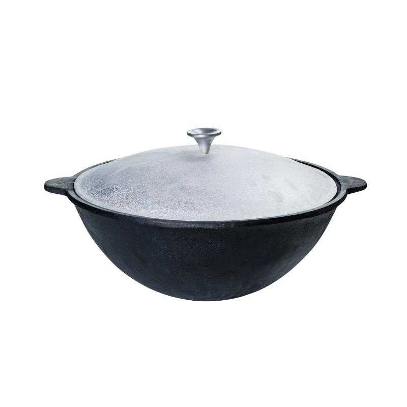 TEXAS_CLUB POLISHED CAST IRON KAZAN 8L "TEXAS CLUB";