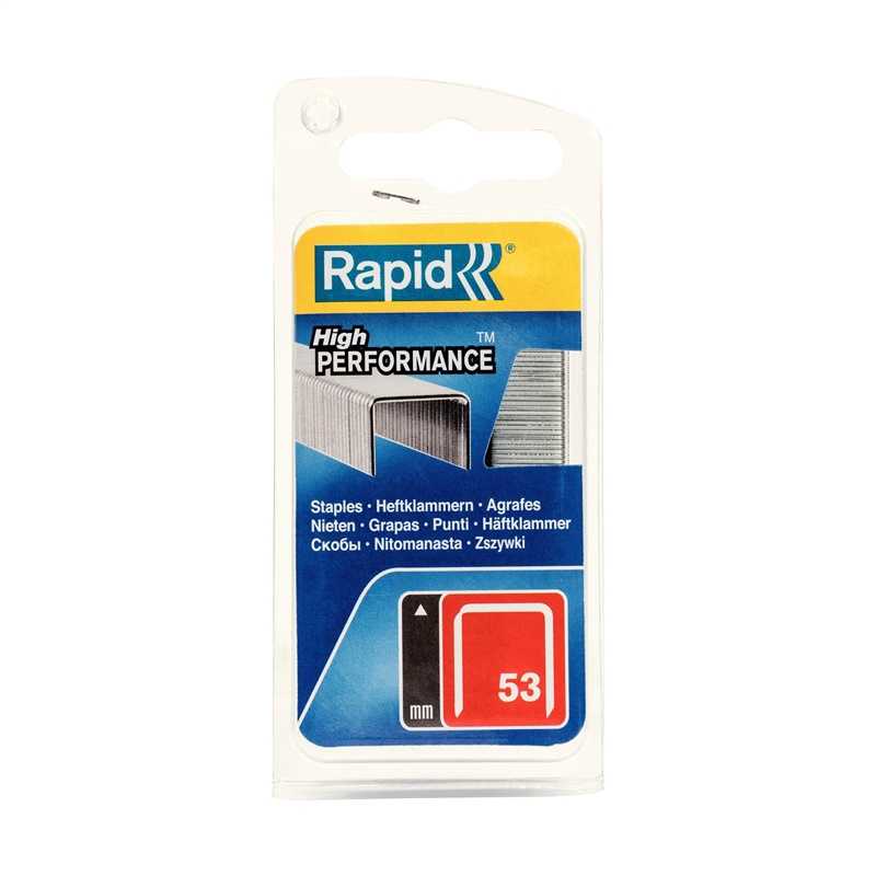 Rapid HP 53/10 galvanized staples, 1080