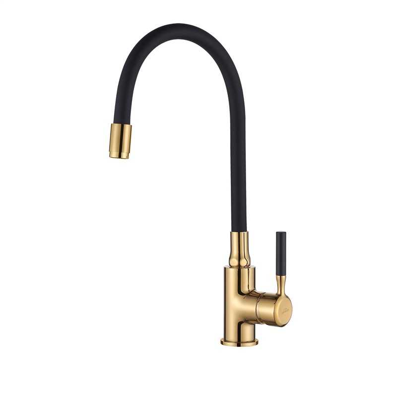 INVENA KITCHEN MIXER GLAMOUR FLEXBLACK/GOLD