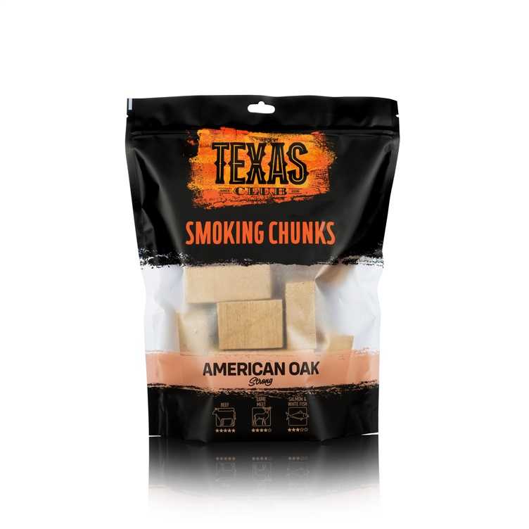 TEXAS_CLUB AMERICAN WHITE OAK SMOKING CHUNKS 1KG.