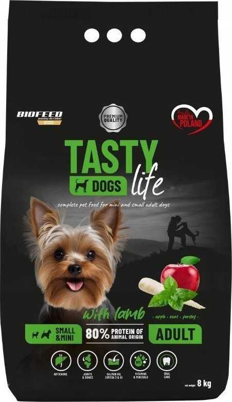 BIOFEED Tasty Life Adult Small Lamb - dry dog food - 8kg