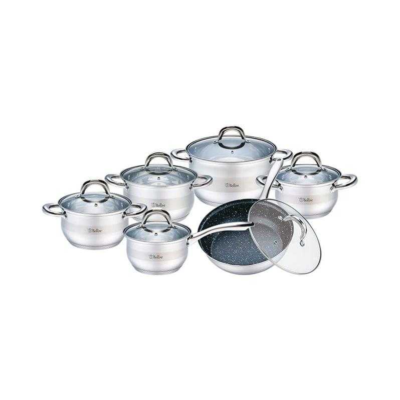 BOLLIRE POT SET 12PCS SALERNO BR-4004