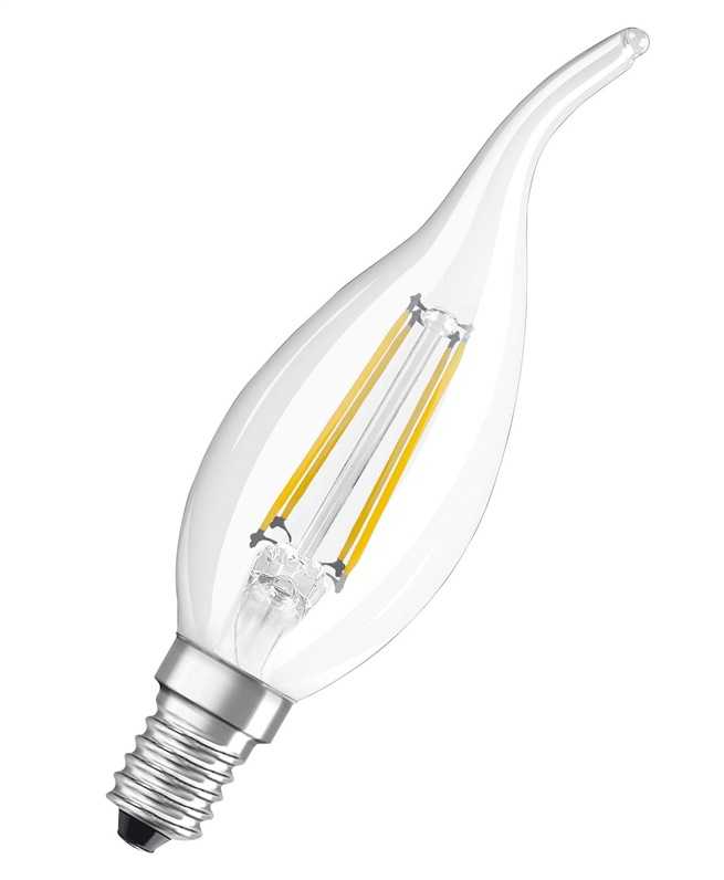 Osram LEDSCLBA40 4W/827 230V FIL E14