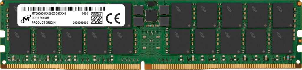 MICRON Green 96GB DDR5 5600MHZ RDIMM MTC40F204WS1RC56BR
