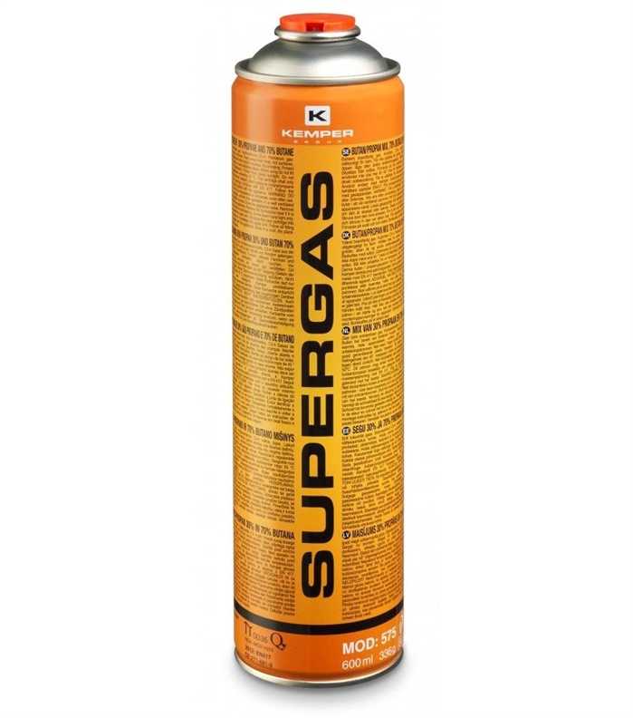 Kemper SUPERGAS 600ml Gas Cartridge