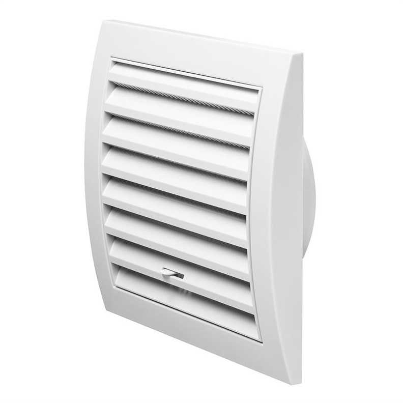 Europlast ADJUSTABLE GRILLE 148X153/D100, WHITE