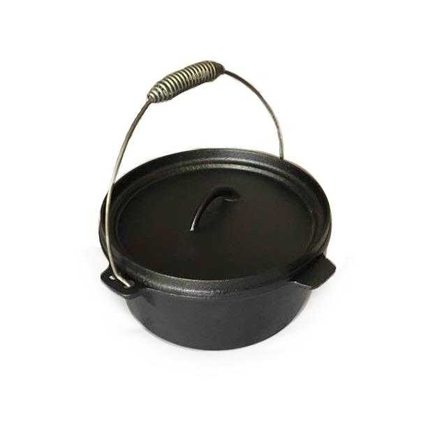 TEXAS_CLUB DUTCH OVEN CAST IRON POT WITH LID, 4 L.