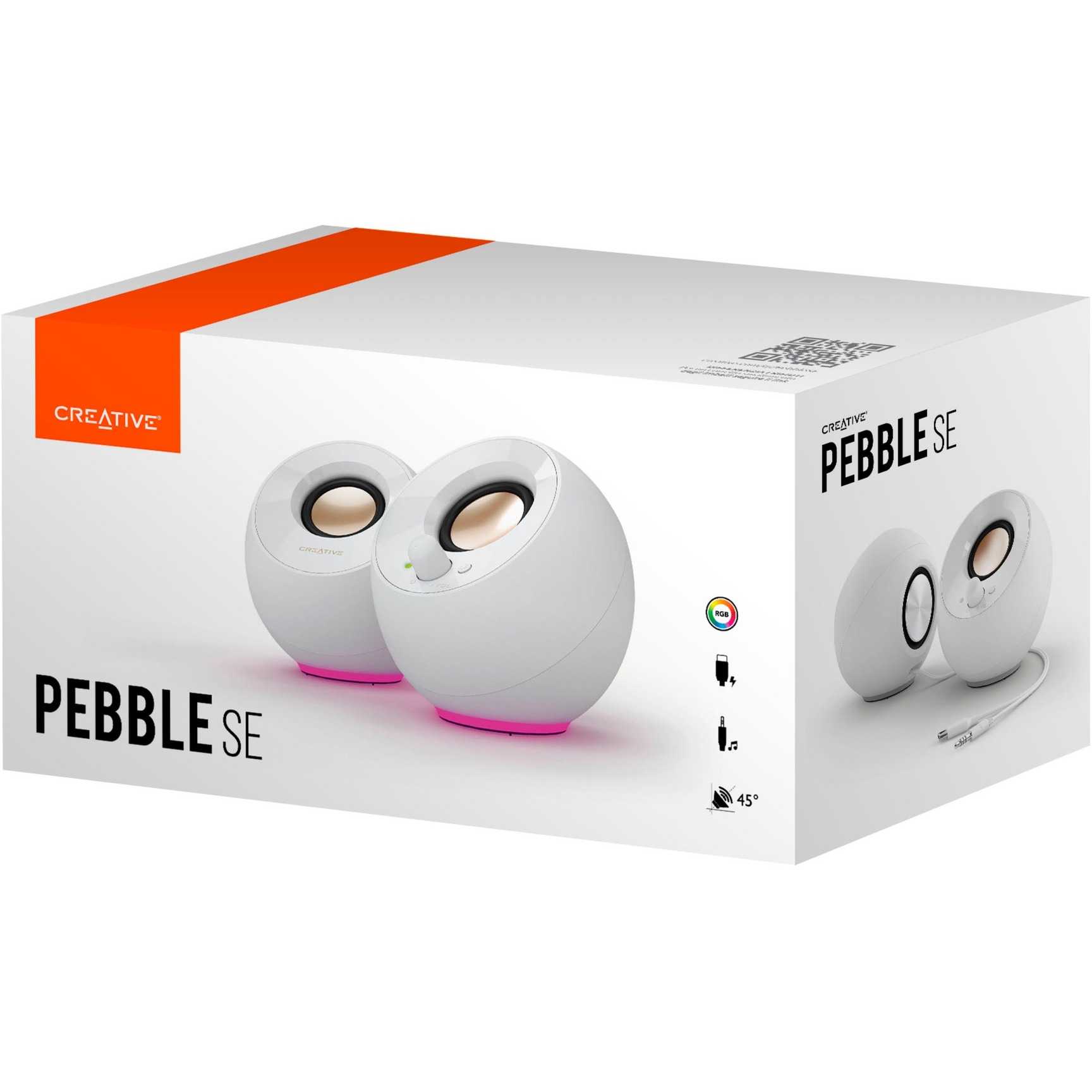CREATIVE Pebble SE White