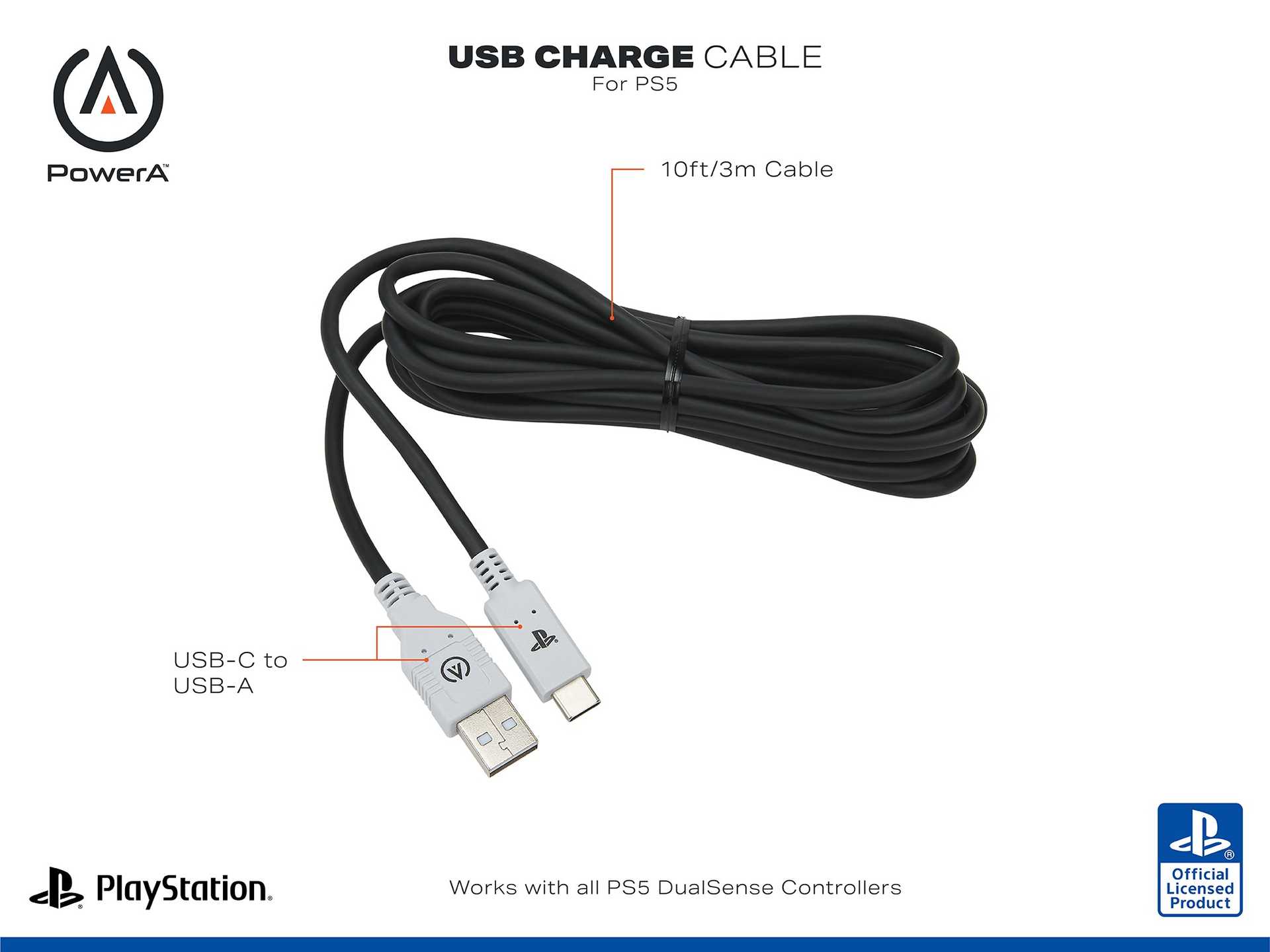 PowerA 1516957-01 Cable for PlayStation 5