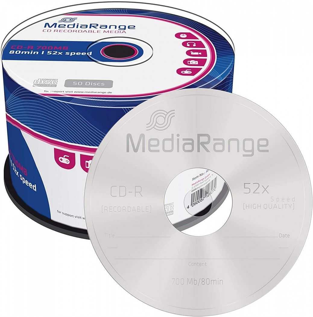 MediaRange CD-R 700 MB (52x, pack