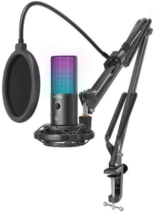 FIFINE T669 Pro 3 with RGB Lighting and Stand