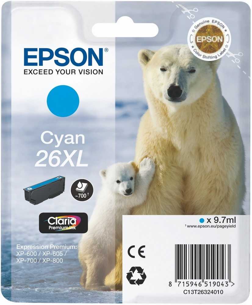 EPSON T2632 XL Cyan