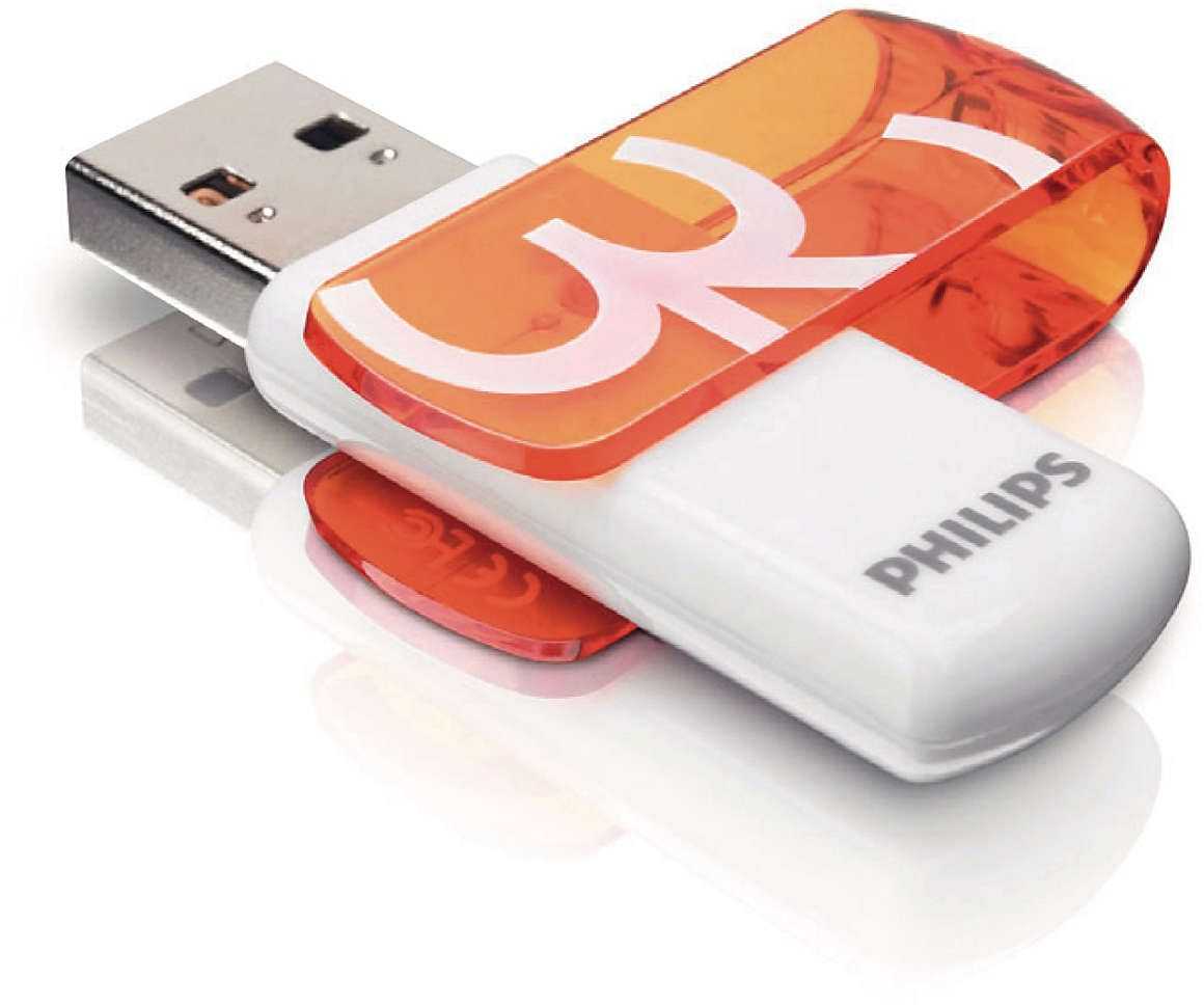 PHILIPS 32 GB USB 3.0 Vivid Edition White/Orange
