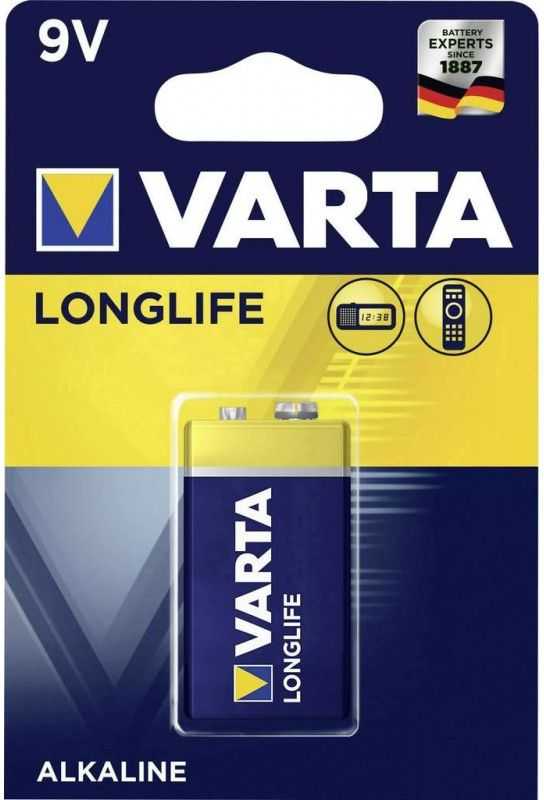 Varta LONGLIFE 9V Battery Block 6LP3146
