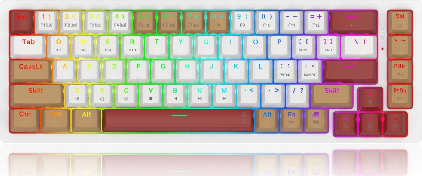 ReDragon Rammus K677WLR-RGB-PRO gaming keyboard, wireless