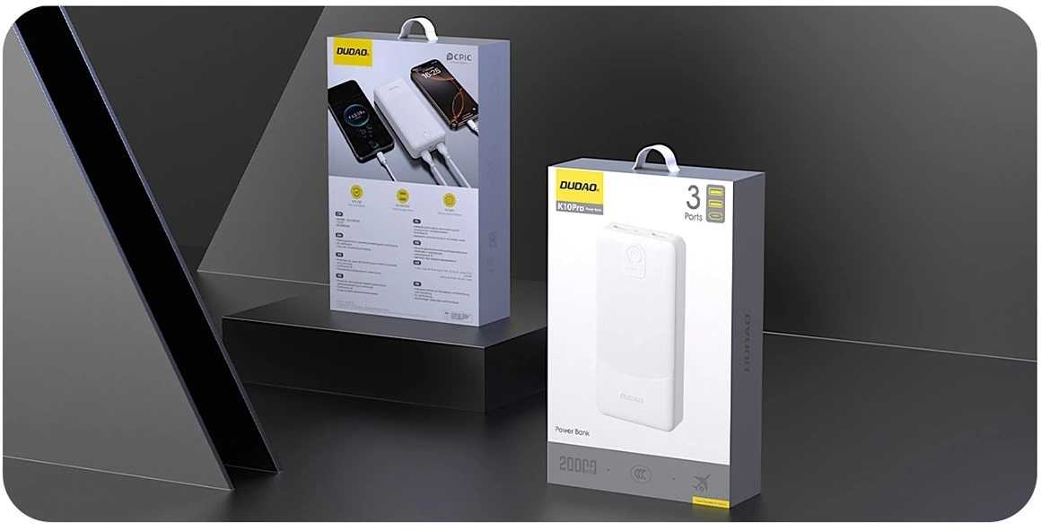Dudao K10Pro power bank 20000mAh 10
