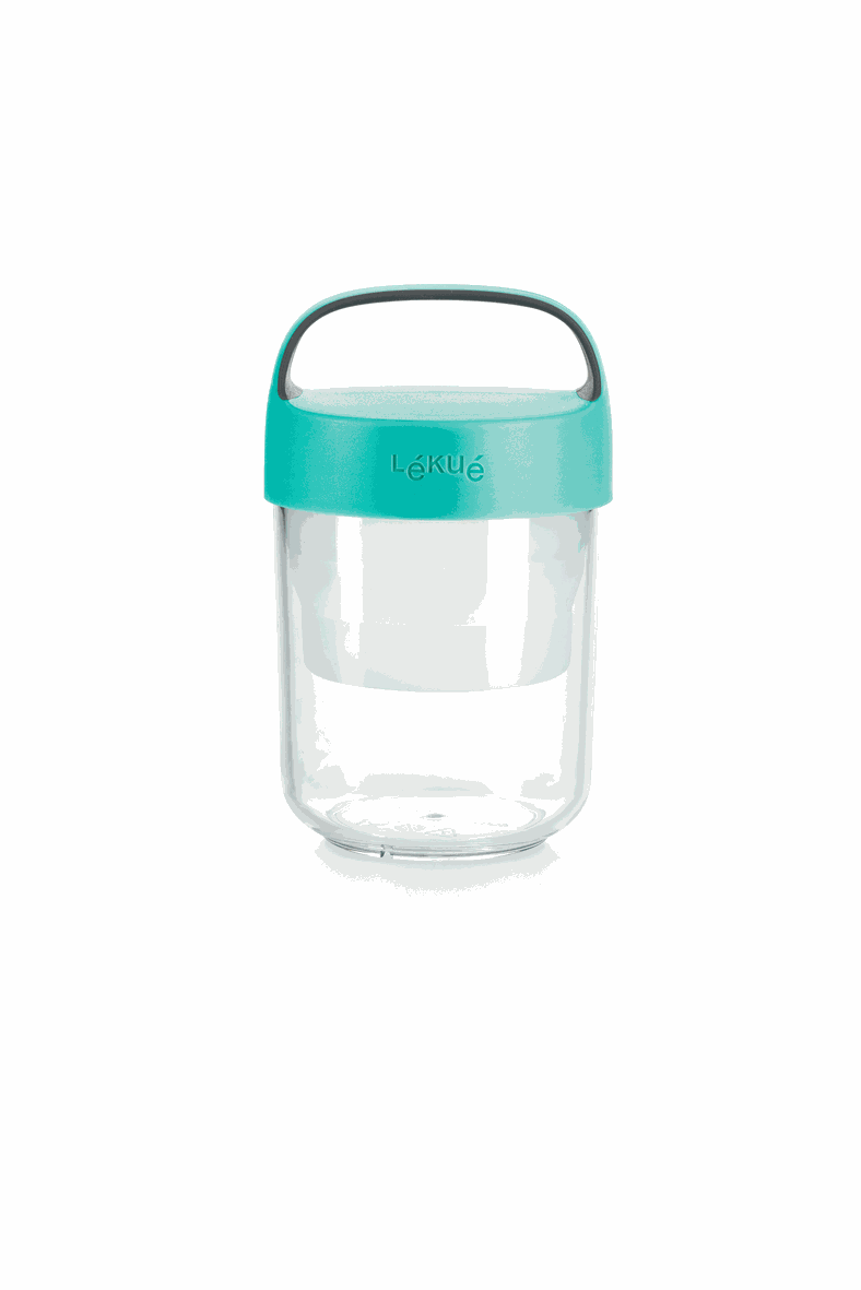 Lékué Jar To Go, 400 ml Turquoise