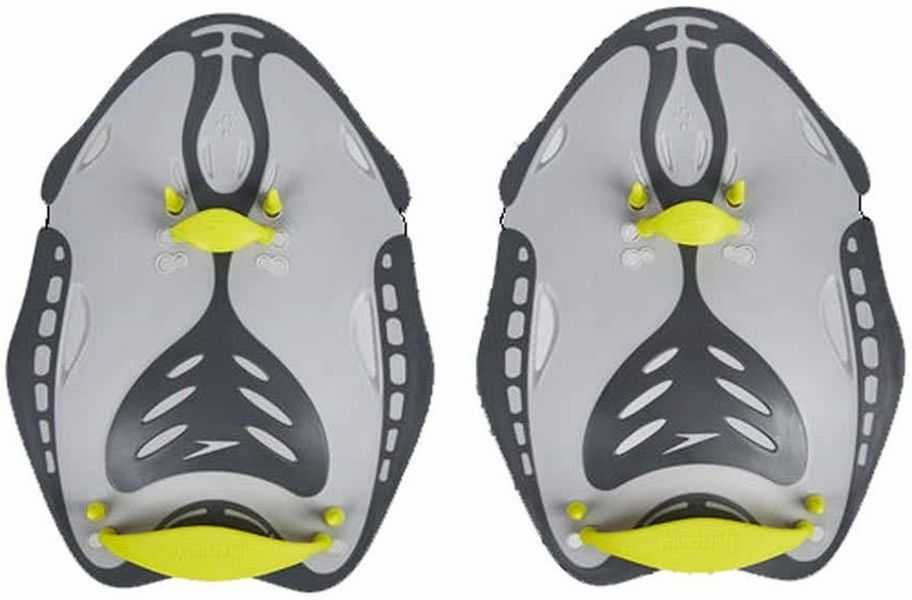 Speedo BioFUSE Power Paddle Oxid Grey/Lime Punch M