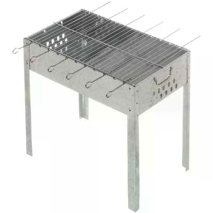 Mustang Charcoal grill with six skewers, model 634368