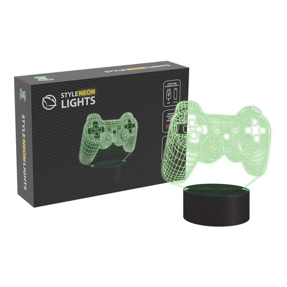 Manta SNL57RGB LED lamp, light decoration, gamepad, RGB, 3D
