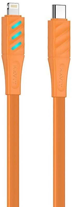 HAVIT CB6255 USB-C to Lightning Cable, 1m, Orange