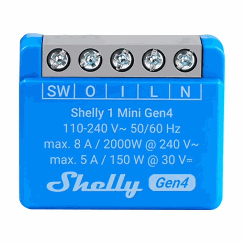Shelly 1 Mini Gen4 Relay Contact