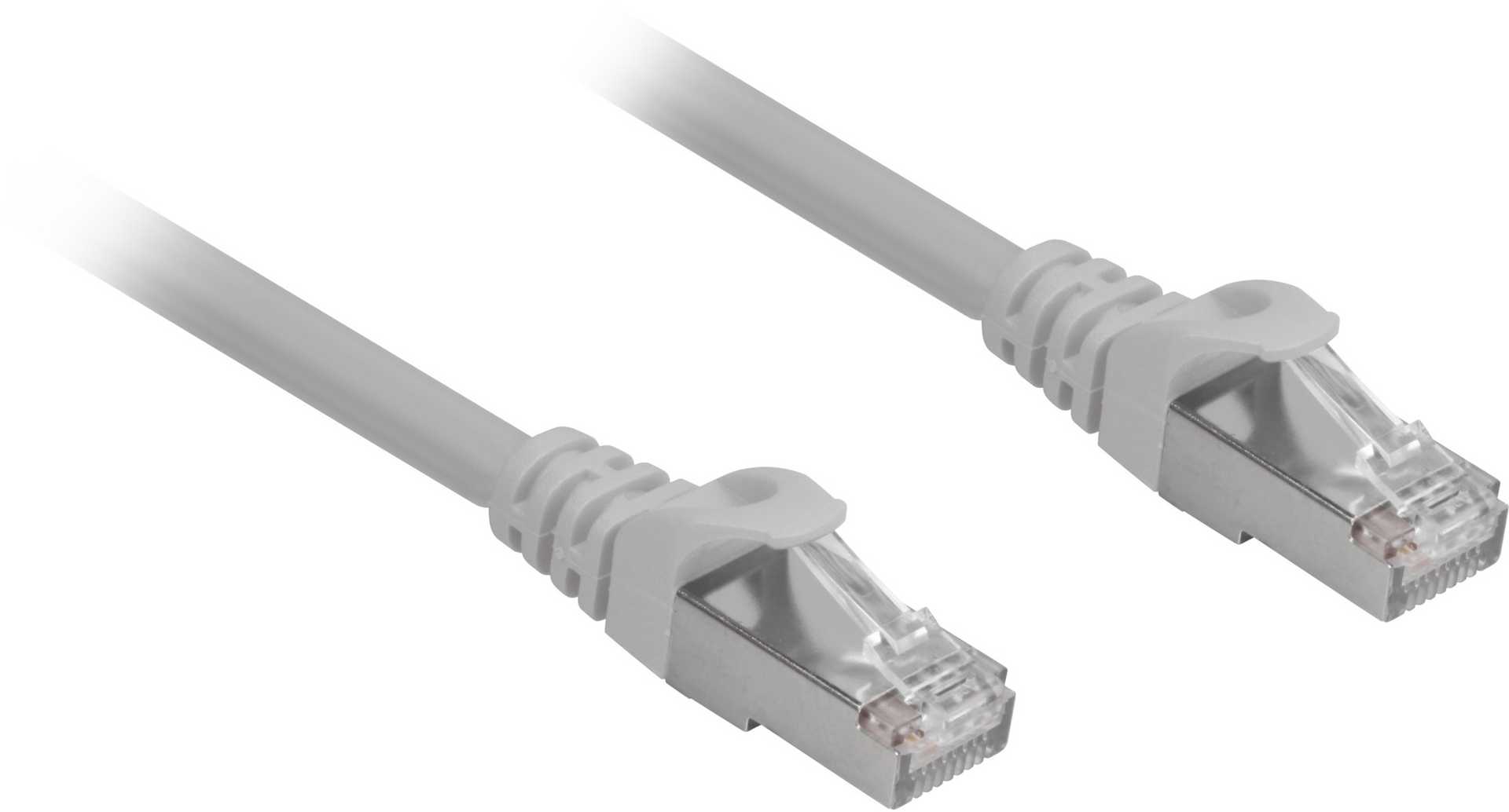 Sharkoon Network cable RJ45 CAT6a SFTP LSOH 0.25 m Grey