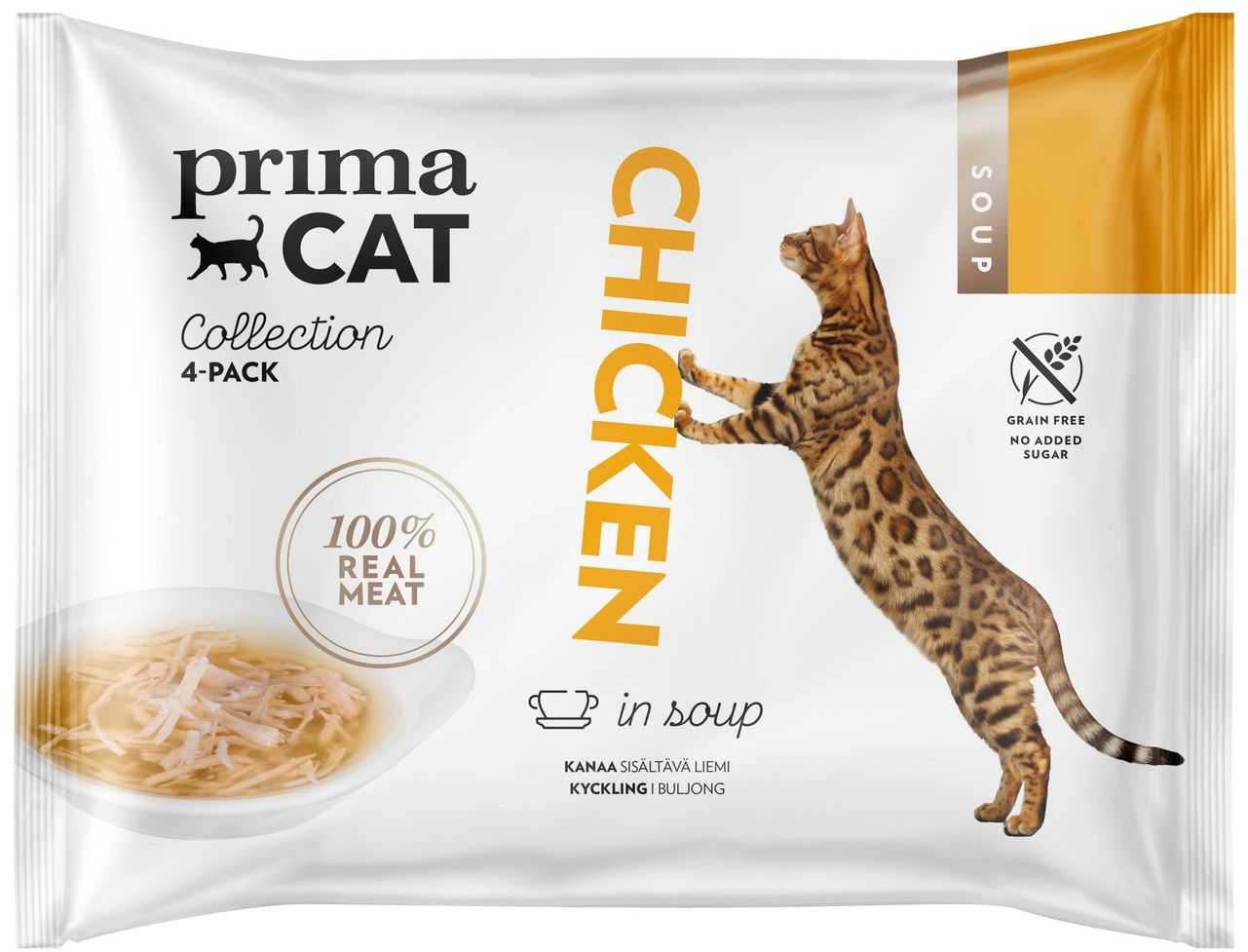 PRIMA Chicken in Soup Collection, 4 x 40g