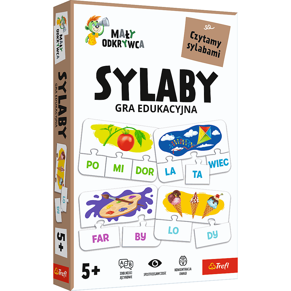GAME - Syllables / Little Explorer Trefl 02813