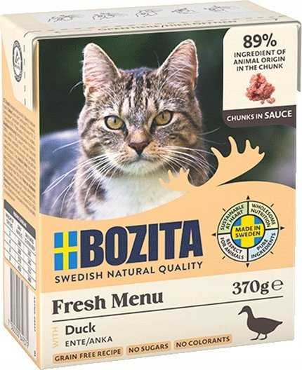 BOZITA Fresh Menu Duck in Gravy – Wet Cat Food – 370g