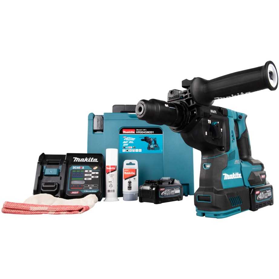 Makita HR004GM201 Rotary Hammer 2 batteries