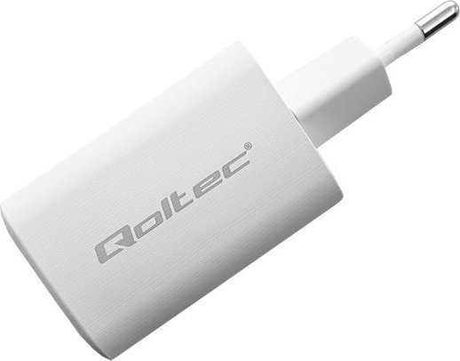 Qoltec 50765 65W USB-C + USB-A White
