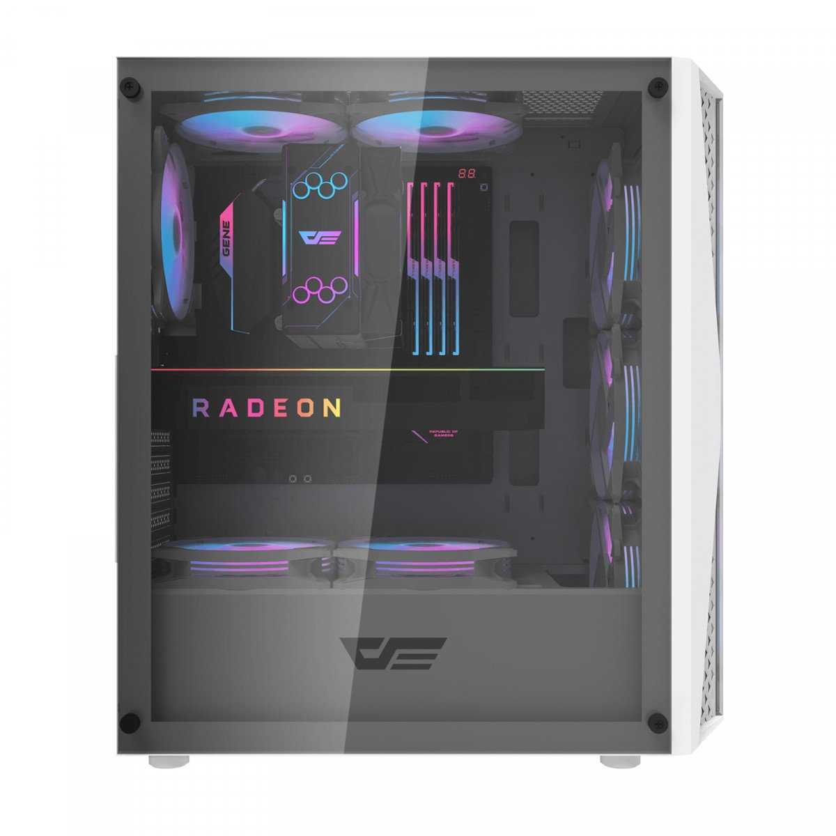 MDATA GAMING Ryzen 5 9600X, 32GB, 1TB SSD, RTX 5060, Windows 11, DK352, White