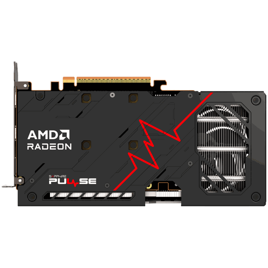 SAPPHIRE Radeon RX 9060 XT Pulse GAMING OC 16GB GDDR6 128Bit
