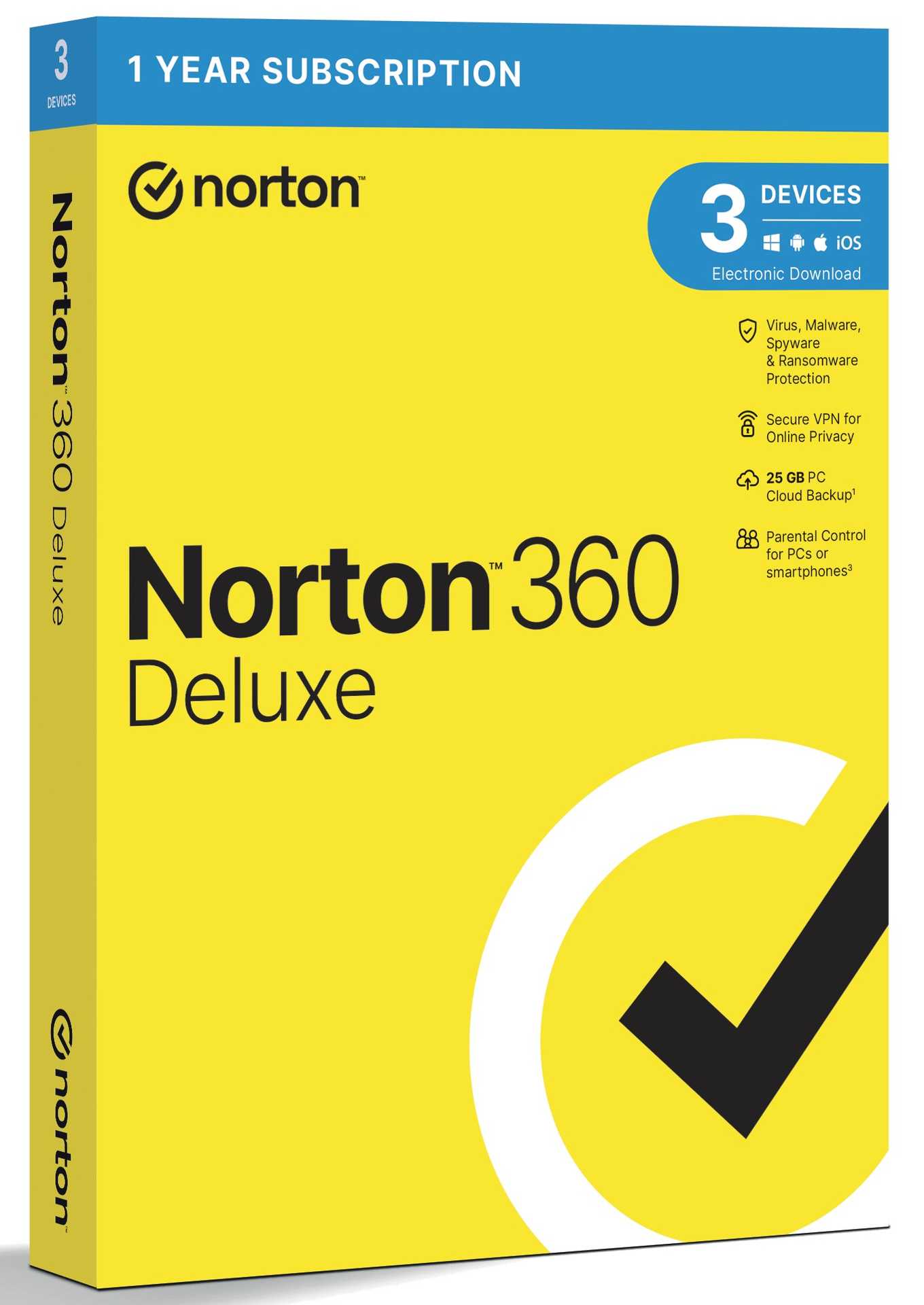 NORTON 360 Deluxe Anti-Virus 3PC 1Y