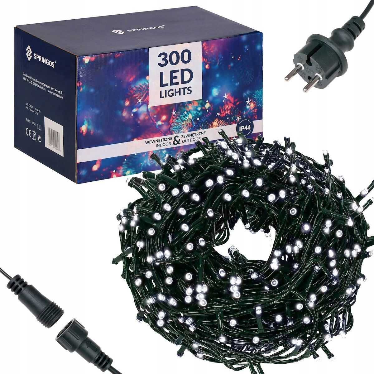 Springos CL0325 300 LED Cold White