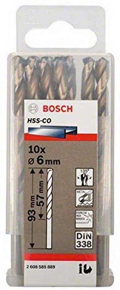 Bosch Powertools Metal Spiral Drill Bits