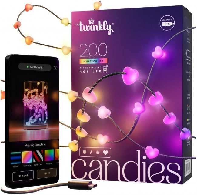 Twinkly Candies 200 LED TWKH200RGB-G 12m