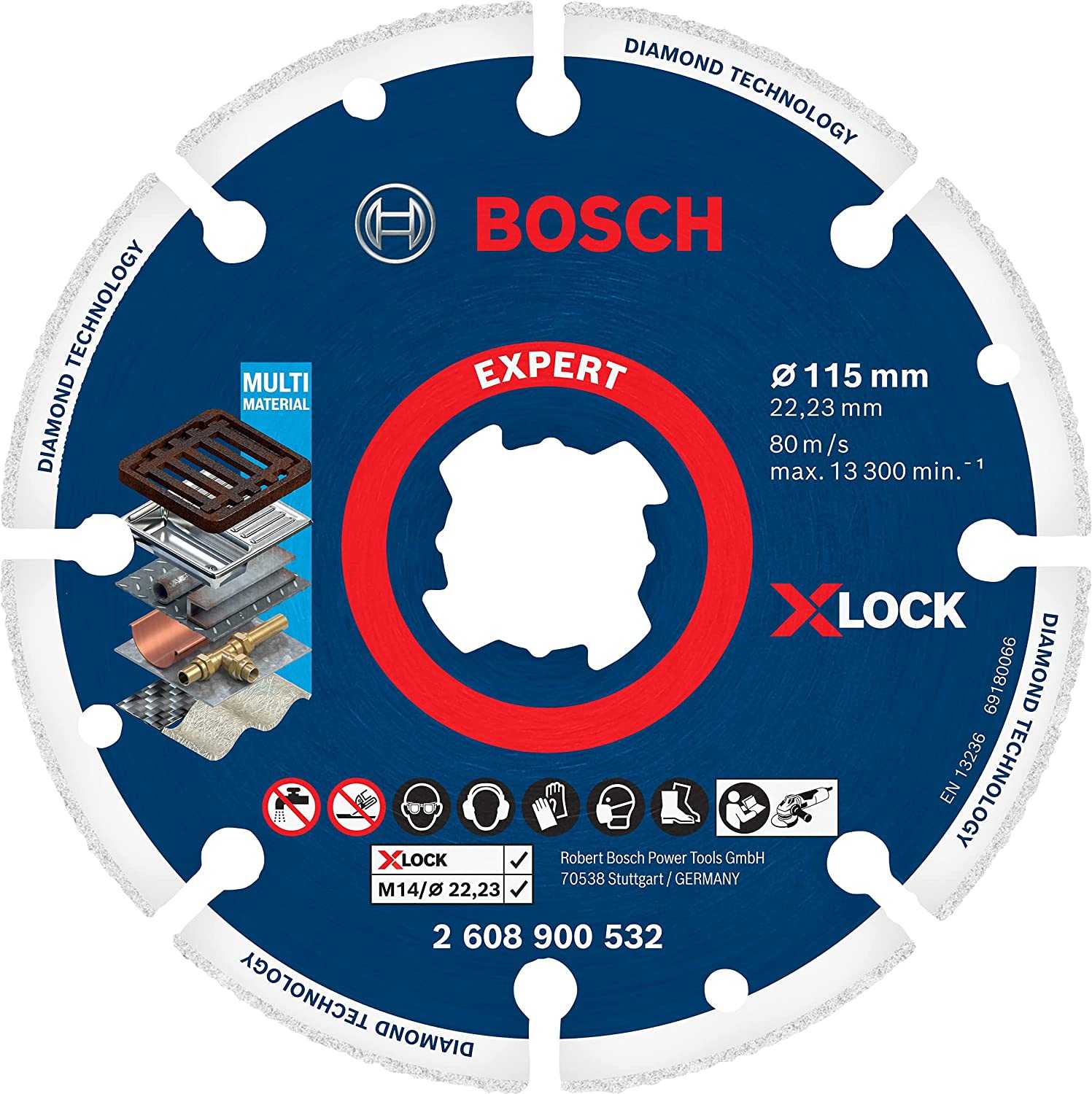 Bosch Powertools X-LOCK Diamond Cutting Disc