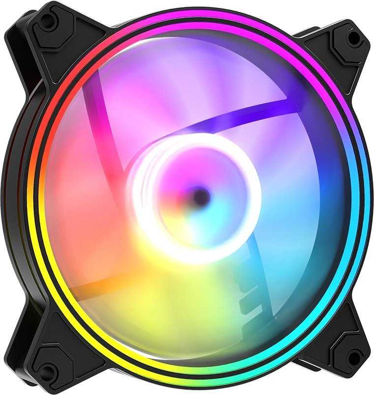 MODECOM Volcano Apex 120mm Case Fan, Black, FAN-APEX-120S-ARGB-100