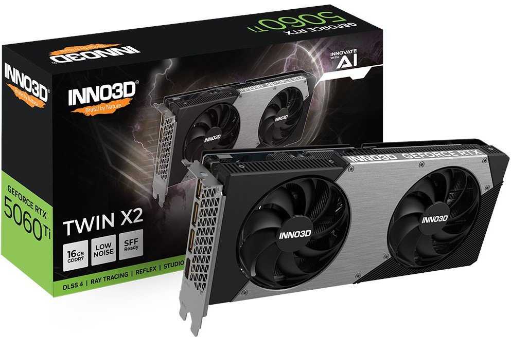 Inno3D GeForce RTX 5060 Ti TWIN X2 16GB GDDR7 128-bit