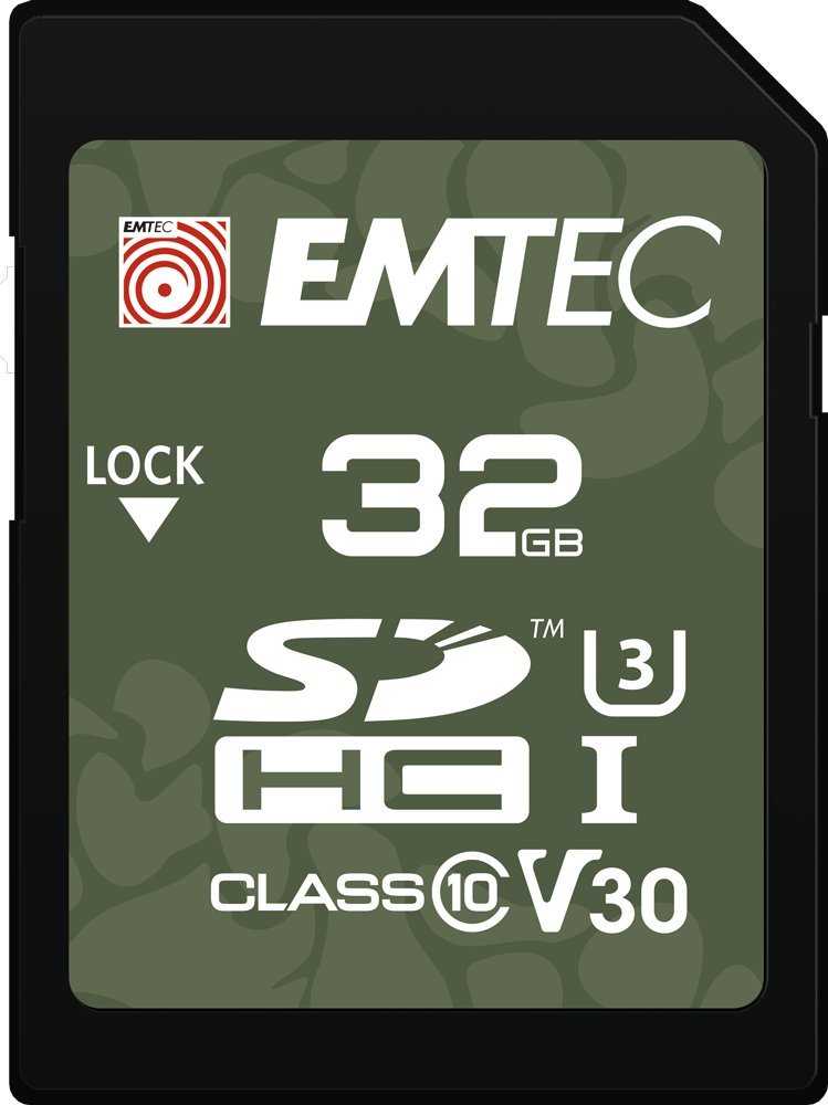 Emtec 32GB SD card, UHS-I U3 V30, outdoor rated