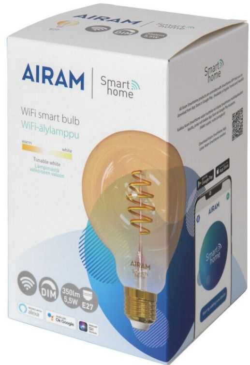 Airam Smart G95 818-830 350lm E27 AM