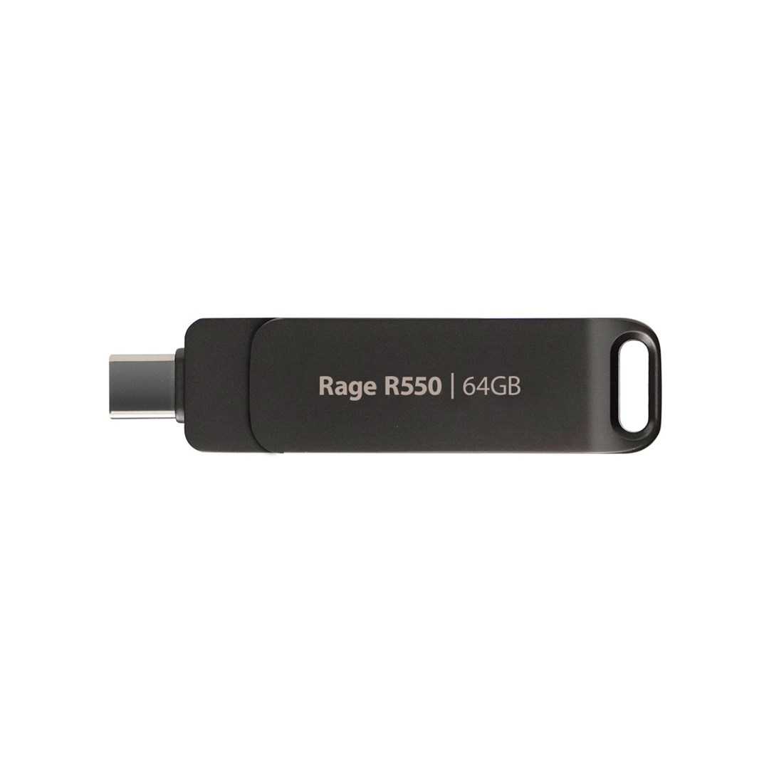 PATRIOT Pendrive Rage R550 64GB PE64GR550DSAD Black